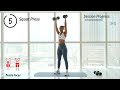 20 min Full Body Dumbbell Workout | Build Muscle & Strength | Burn Fat 🔥