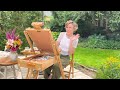 A Day In My Artist Life | Countryside Drive + Farmstand Flowers + Painting en Plein Air