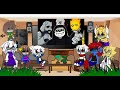 Undertale react to Dusttale stronger than you vers. //My AU// 💜