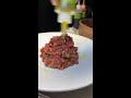 TOO RAW??? BAZAAR MEAT Las Vegas Beef Tartare!!!