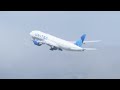 Amazing Big Plane Departures at San Francisco International Airport