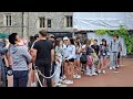 Windsor Castle guard shouts at Disrespectful tourist's get off the rope #windsorcastle