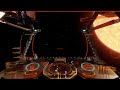 Elite Dangerous fighting WANTED ships at the nav beacon 96.