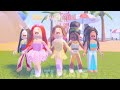 ME and DISNEY PRINCESSES did this trend! PART 2 (original) 👸🏻🌼🌷🤩🌿😎💅 Roblox Trend 2021 ¦ Aati Plays ♡