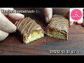 Homemade Snickers Chocolate Bar Recipe | Eggless Nougat & Caramel Filled Snickers