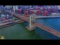 Flying over New York (4K UHD) - Relaxing music video with beautiful nature - 4K UHD TV