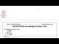 ASVAB Word Knowledge Test