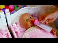 Baby Alive doll & Baby Annabell doll videos for kids. Pretend play & baby dolls' morning routine.