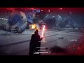The most disrespectful way to end a lightsaber duel