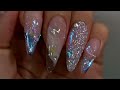 SO EASY NAIL ART🎆 / Clear nails / Ice nails / Aurora / Glass nails