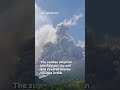 Mt. Merapi volcano erupts in Indonesia, spews lava and ash clouds #Shorts