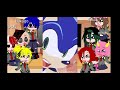 bnha react to  sonic