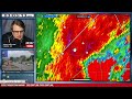 🔴NOW: Tornado Imminent in Kansas with LIVE Storm Chasers
