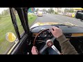 Alfa Romeo 1750 GTV Mark 1 Bertone 1969 POV Drive (4K) Italian Man Has a Chat at Traffic lights