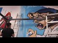 How To Spray paint A Graffiti Character