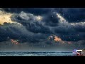 ASMR Adventure | Tropical Gulf Ocean Thunderstorm Rolling In | Rain & Snoring Sounds For Sleep | 110