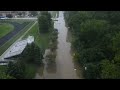 DRONE VIDEO | View of flooding on Barber Road near Barberton High School