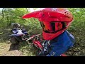 GROSSE GALÈRE EN QUAD DANS LES BOIS..😅