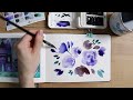 Fun Sketchbook Ideas using Granulating Watercolors