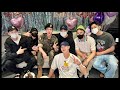 All BTS Members Celebrate Jin Military Discharge Together BTS Jin Comeback Weverse Live [ENG SUB]