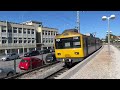 Built in 1959! Riding the CP 3250 GEC Alstom Commuter Train from Cais de Sodré to Algés in Lisbon