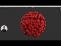 How to Create Cluster of Nanoparticles? | Blender | Scientific Illustration |