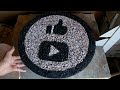 MAKING A DIY SILICONE TEXTURE ROLLER... CEMENT CRAFT IDEAS