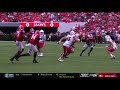 One of the craziest interception ever deflected off player foot! (Bulldogs ball state)