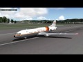 X-Plane 9.41 Aero Sucre Caravelle landing at SKBO 31L