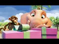 To the SKY | Birthday Blunder | Jungle Beat | Cartoons for Kids | WildBrain Zoo