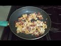 Satisfying Quick and Easy Breakfast In Under 4 Minutes//Eggs and Salami