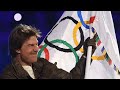 OMFG! Tom Cruise LEAVING Stade de France with Olympic flag after Skydiving Stunt