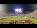 Bobby Bowden touching tribute at Doak Campbell