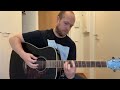 The Iron man riff(Black sabbath) acoustic guitar