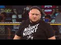Samoa Joe’s last entrance before NXT TAKEOVER 36