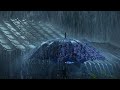 Fall into Deep Sleep Immediately with Terrible Rainstorm & Powerful Thunder at Night | White Noise