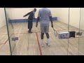 Raila Odinga playing a game of Squash wangwana