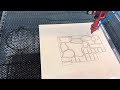 Part 1 of multilayered laser cut map