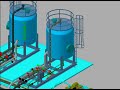 Water nutshell filter operation, operación de filtro de agua de cáscara de nuez
