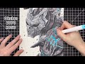 Drawing Hibino Kafka😍 | Kaiju No.8 | Copic and Ohuhu art | Time-lapse