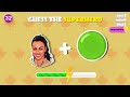 ▶️ Guess the Superhero by only 2 Emoji! 🕷🦸 Marvel & DC Superheroes | Easy to Impossible Quiz