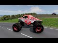 Monster Jam INSANE Racing, Freestyle and High Speed Jumps #24 | BeamNG Drive | Grave Digger