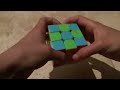 How to do a checkered pattern on a rubix cube