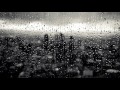 City rain and thunder sounds