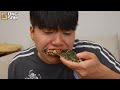 ASMR MUKBANG | fire noodles, spicy seafood, korean home meal recipe ! eating