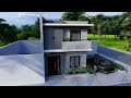 (5x6 Meters) 2 Bedrooms Small modern House Design Ideas | House Tour