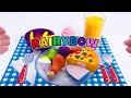 Create & Make Play Doh Rainbow Popsicle | Toy Kitchen Pretend Play