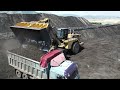 Caterpillar 992G Wheel Loader Loading Trucks With One Pass - Sotiriadis/Labrianidis Mining Works