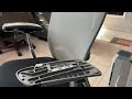Knoll Life Office Chair Armrest Reupholster (ASMR short version)
