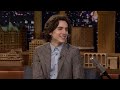 Timothée Chalamet Meeting Angelina Jolie & Jennifer Aniston Back to Back Blew His Mind